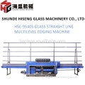 HSE-9540S Double Bevel edge Glass machines with air driven Polishing device